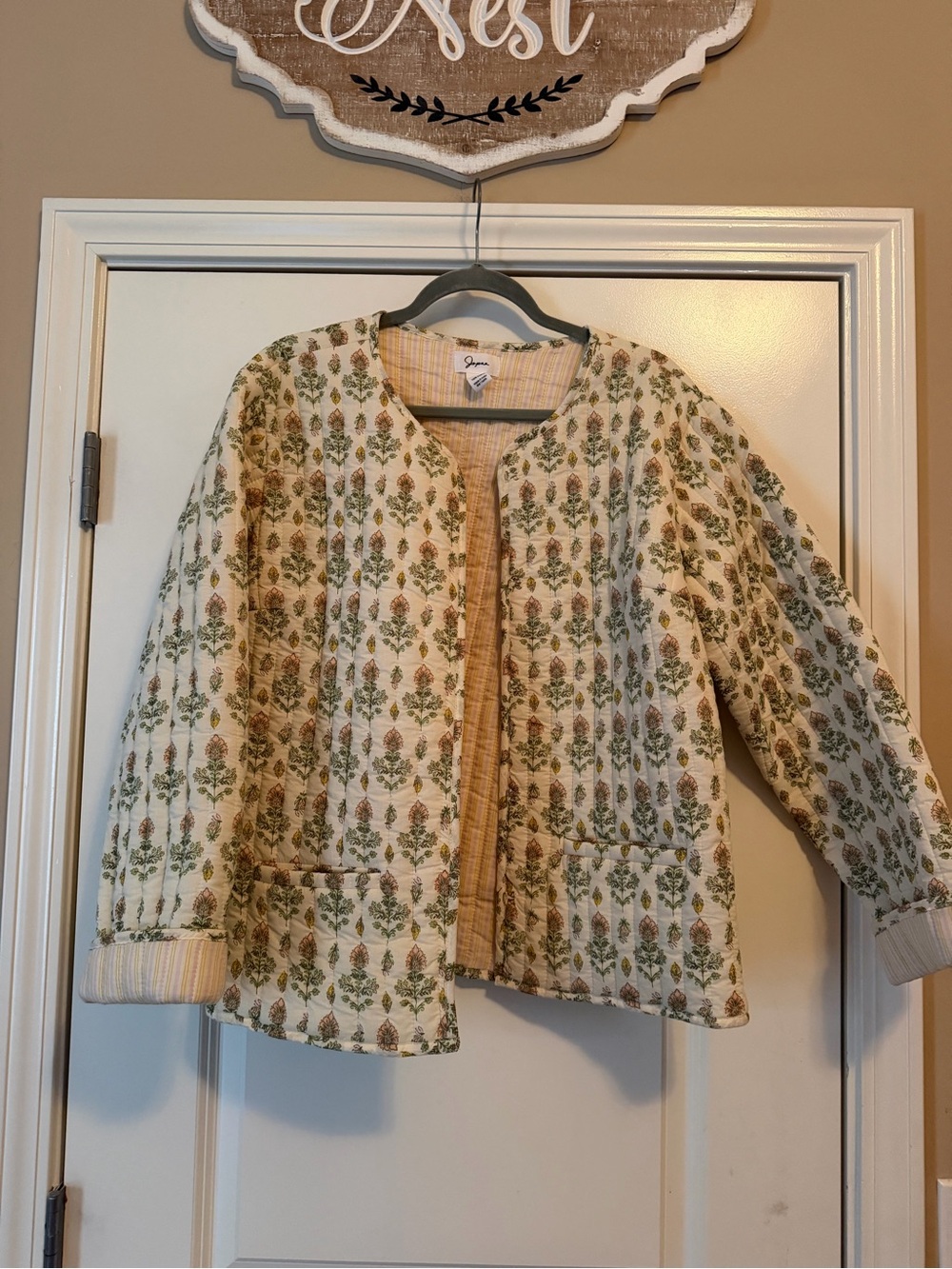 Jopna Floral Quilted Jacket